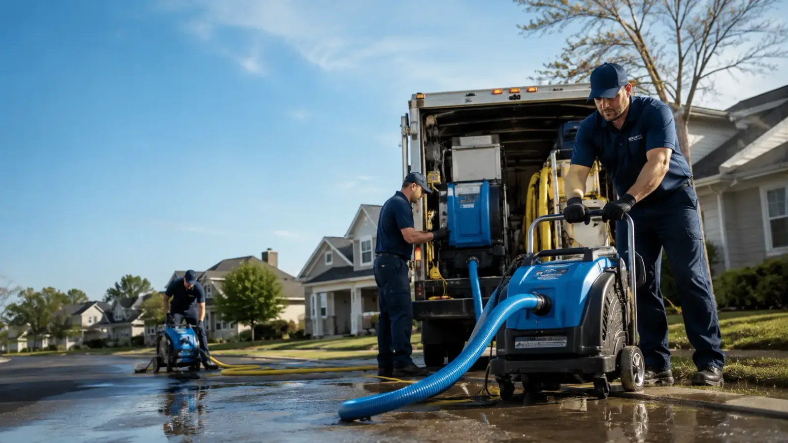 Flood Damage Cleanup in University Center, MI